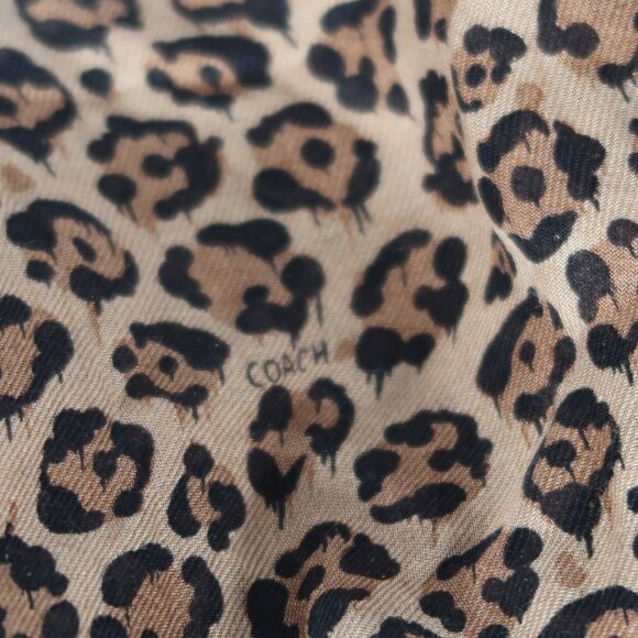 ULTRA RARE | Vintage Coach | Gary Baseman Collection | designer scarf | NEW - Picture 2 of 3